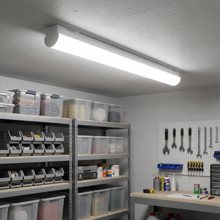4FT LED Slim Strip Light Lumen Selectable 3,600/4,300/5,000LM Kelvin Selectable 35K/4K/5K