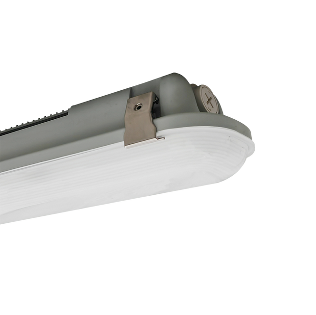 4FT LED Vapor Tight Fixture Lumen Selectable 5,000/6,000/7,000LM Kelvin Selectable 35K/4K/5K Plug-In Sensor Ready