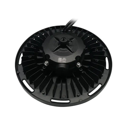 LED UFO Round High Bay Lumen Selectable 16,000/18,000/22,000LM Kelvin Selectable 4K/5K Plug-In Sensor Ready Black or White Finish - Let There Be Lighting