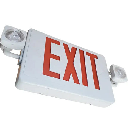 Low Profile LED Exit & Emergency Combo with Battery Backup - Let There Be Lighting