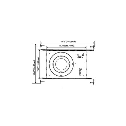 Mounting Plate for 3/4/6 Inch LED Recessed Downlights - Let There Be Lighting