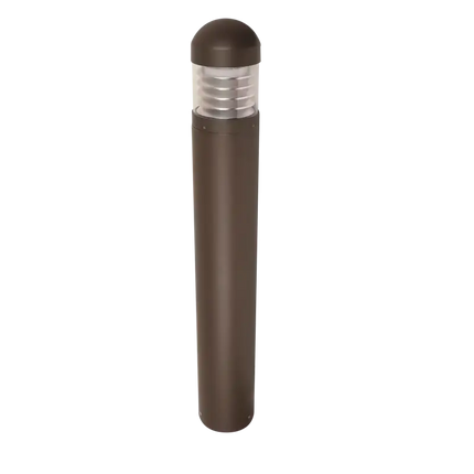 Round Dome Top Louvered LED Bollard Lumen Selectable 900/1,300/1,700LM Kelvin Selectable 3K/4K/5K - Let There Be Lighting