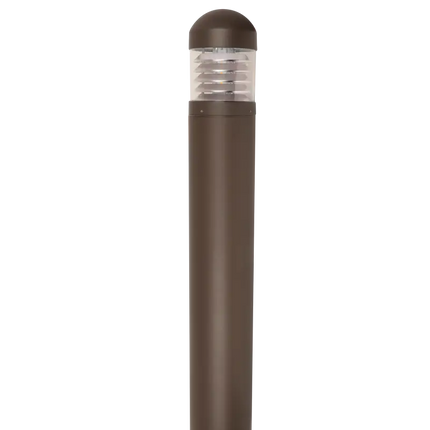 Round Dome Top Louvered LED Bollard Lumen Selectable 900/1,300/1,700LM Kelvin Selectable 3K/4K/5K - Let There Be Lighting
